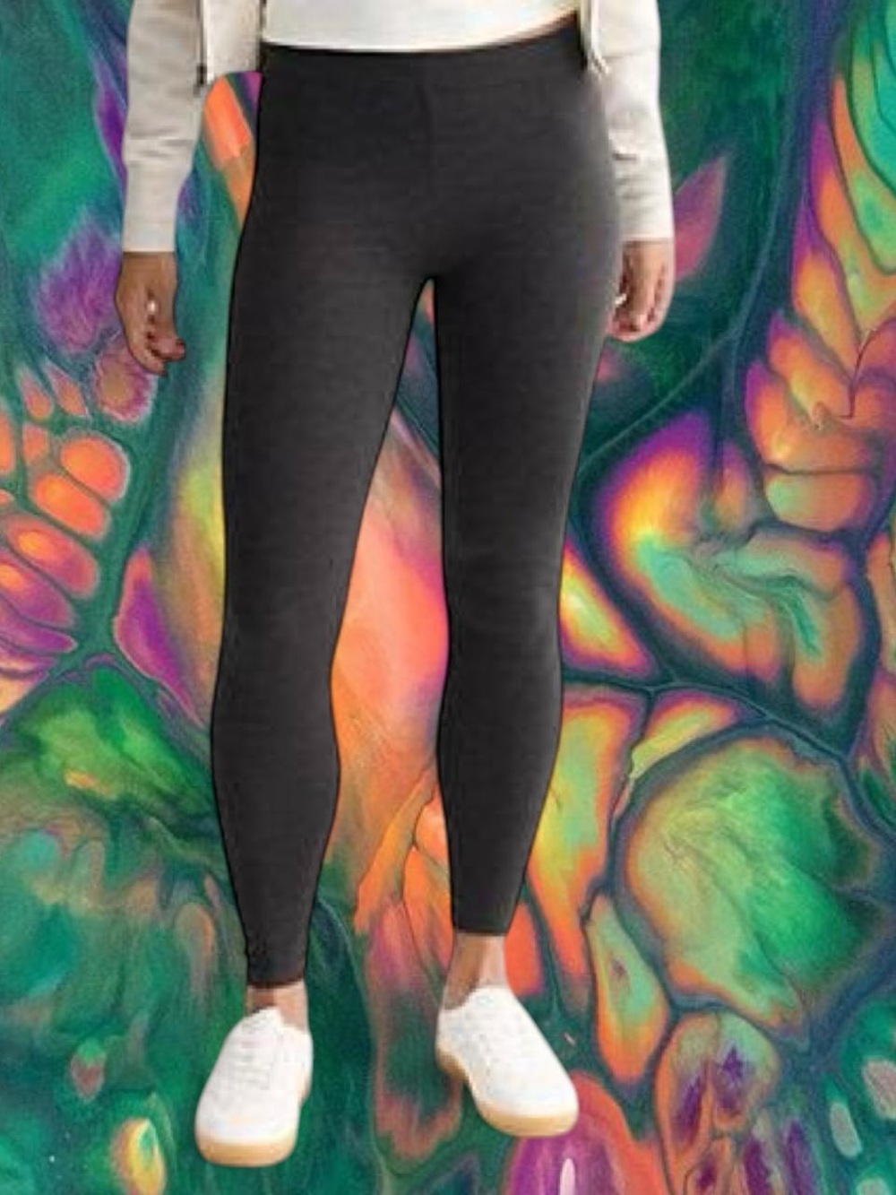 Women’s Grey Stretch Leggings - Comfortable Everyday Bottoms